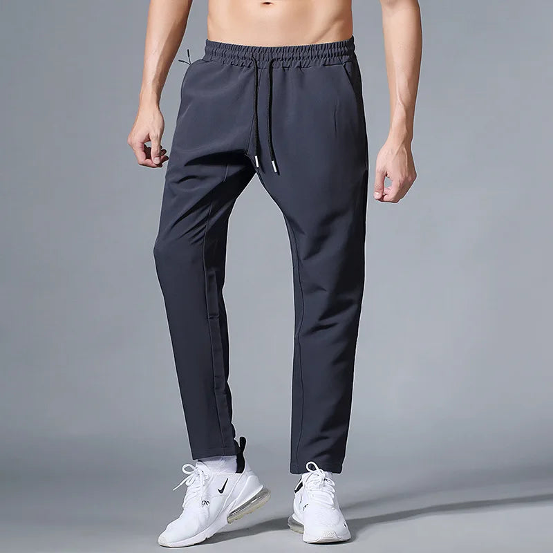 Lulu men's sweatpants men's running pants fitness straight outdoor training pants casual quick-drying pants.