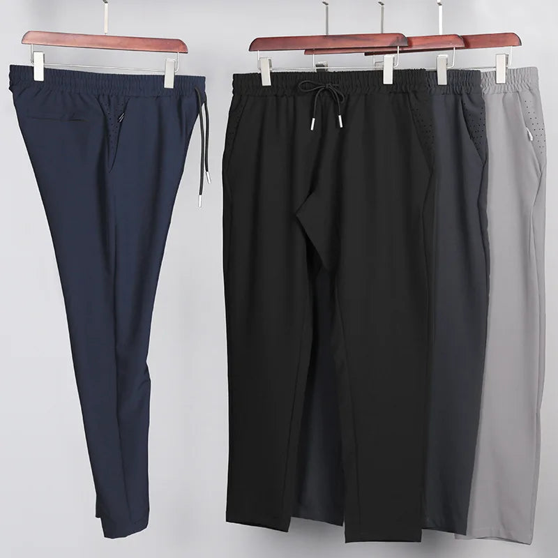 Lulu men's sweatpants men's running pants fitness straight outdoor training pants casual quick-drying pants.